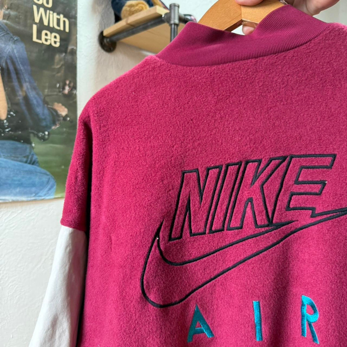 Vintage 90s Nike Air Letterman Jacket - Large