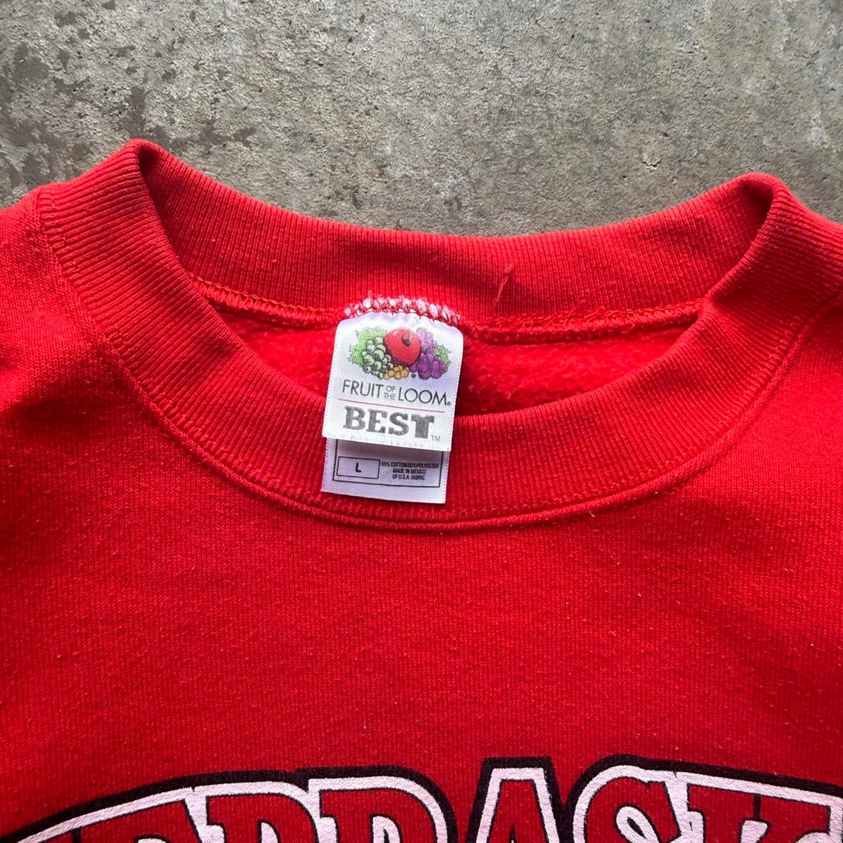 Vintage 90s Nebraska Huskers N Crewneck - Large