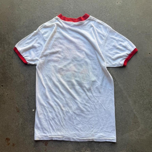 Vintage 1984 Nebraska Huskers Invade Miami Tank Football T-Shirt - Large