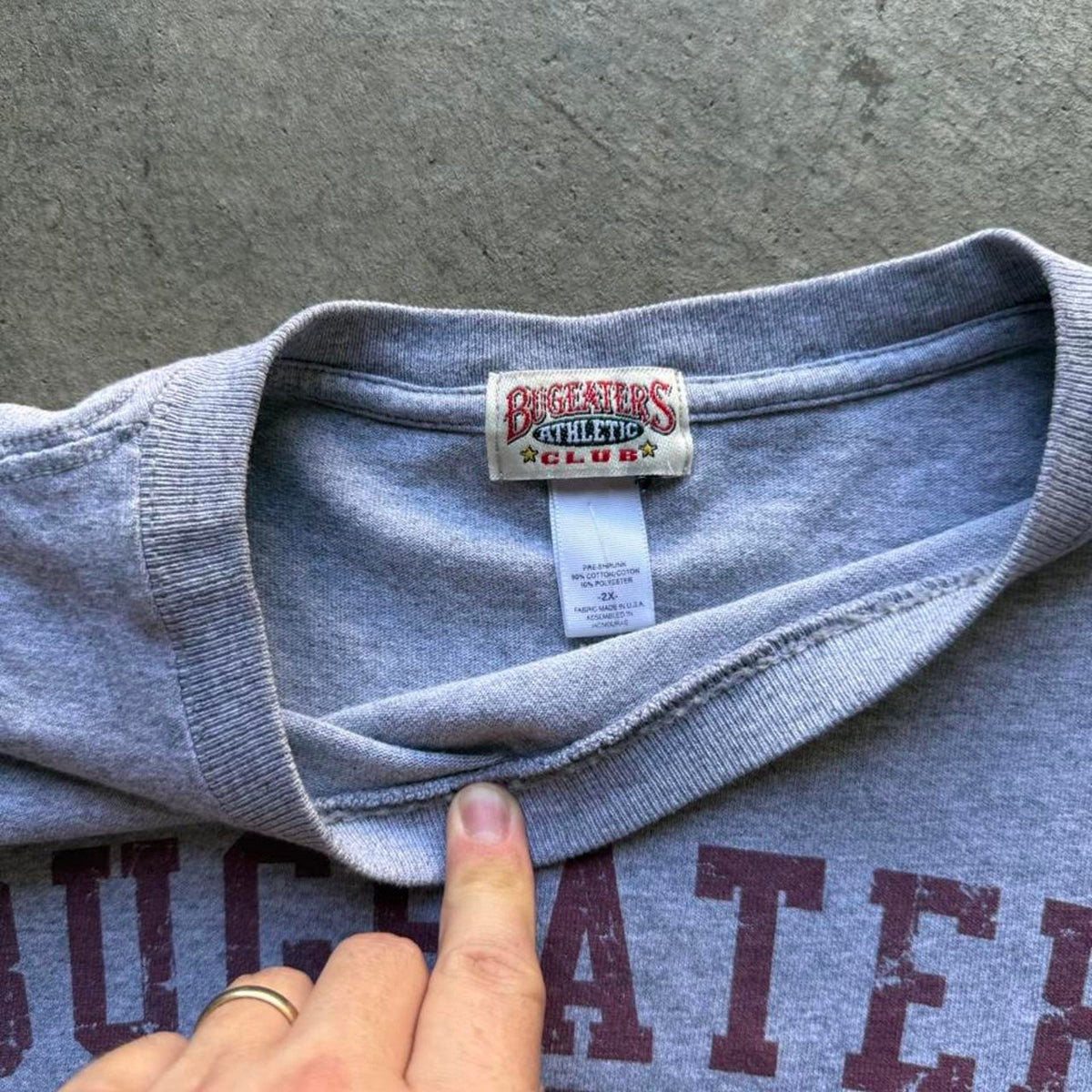 Vintage 90s Nebraska Huskers Bugeaters Athletics T-Shirt - XX-Large
