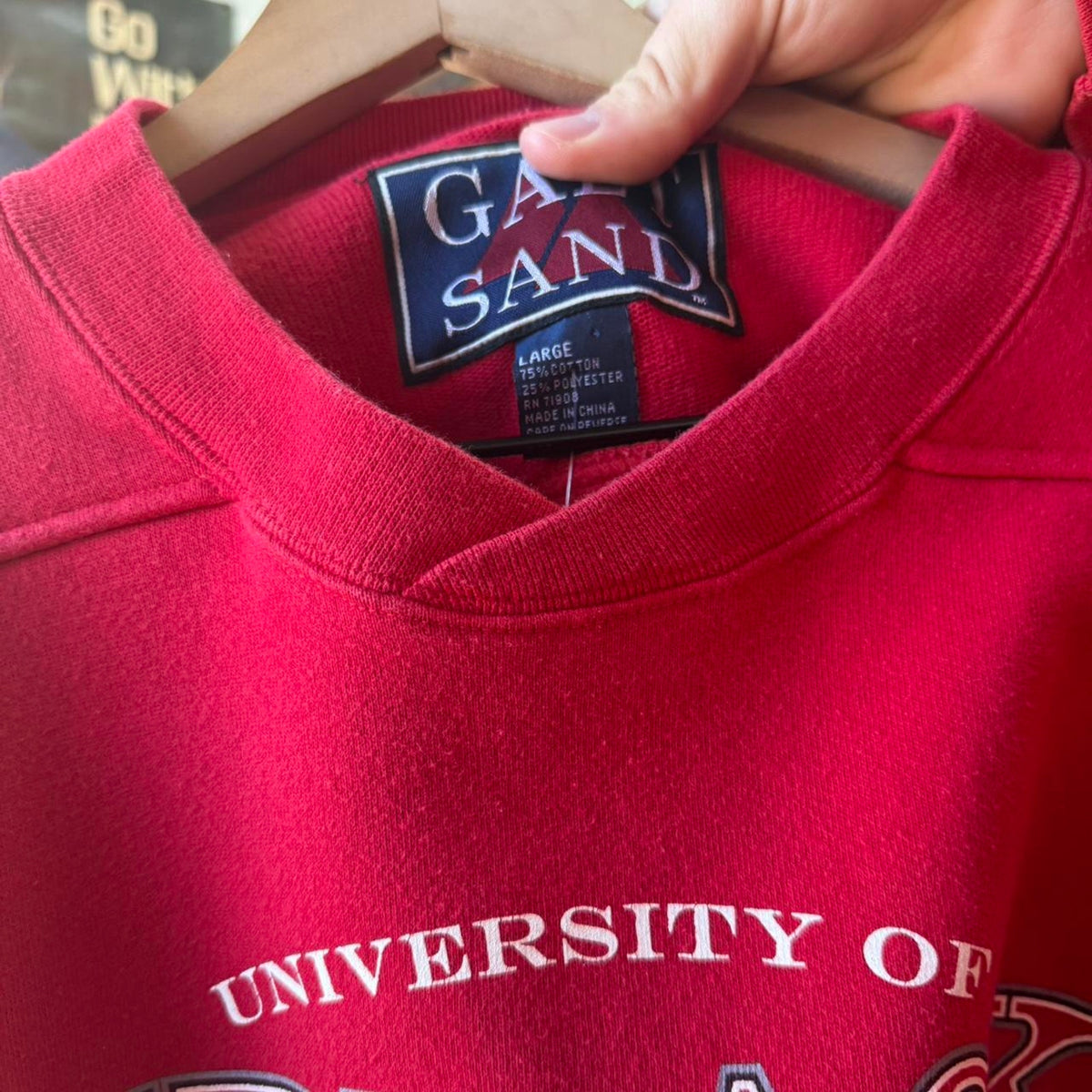 Vintage 90s Nebraska Huskers Galt Sand Crewneck - Large