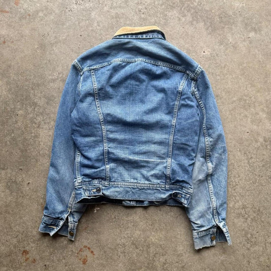 Vintage 70s Lee Stormrider Blanket Lined Patch Jacket - 38