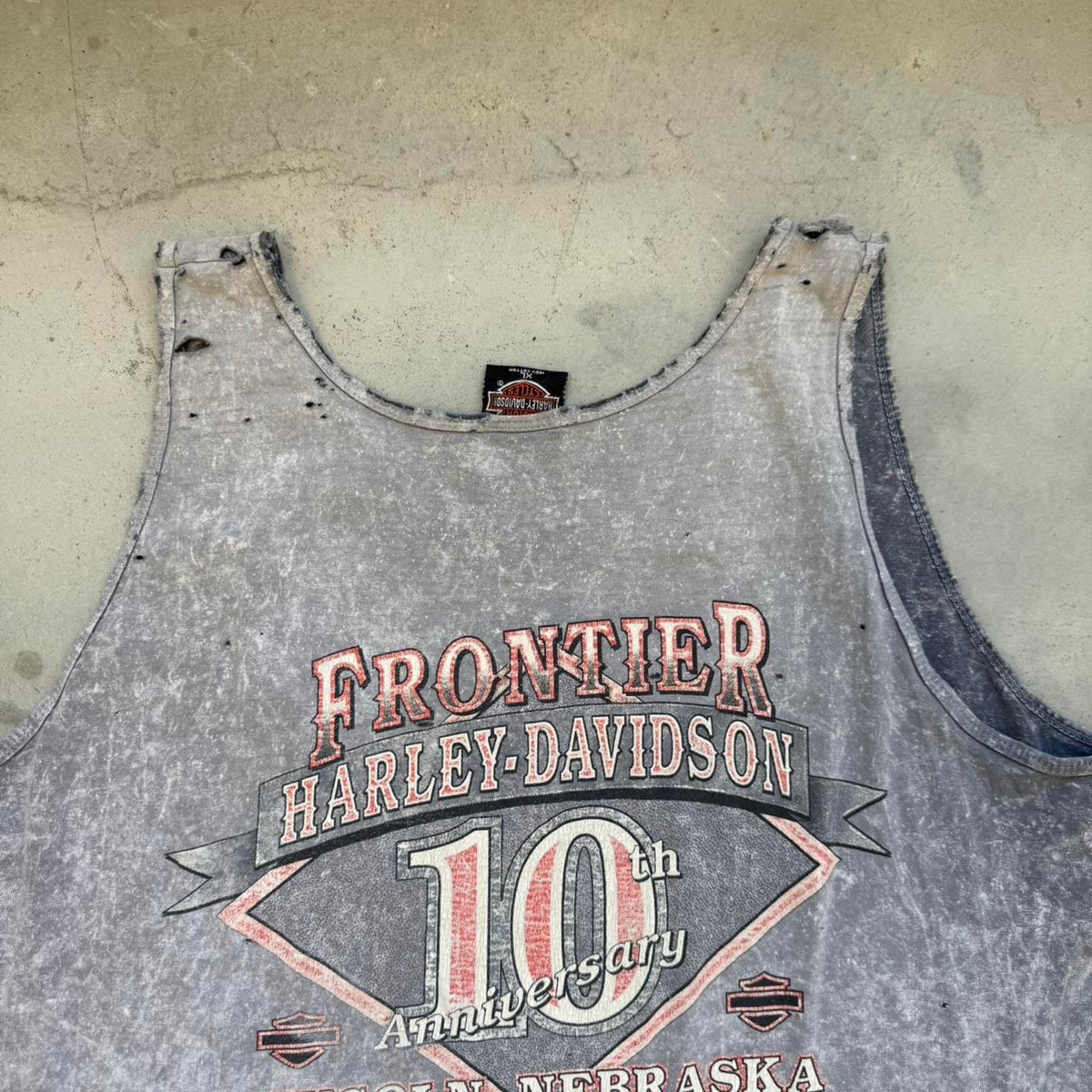 Vintage Faded Harley Davidson Motorcycles Tank Top - X-Large