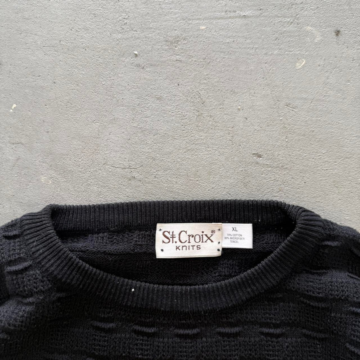 Vintage St Croix 3D Knit Sweater - X-Large