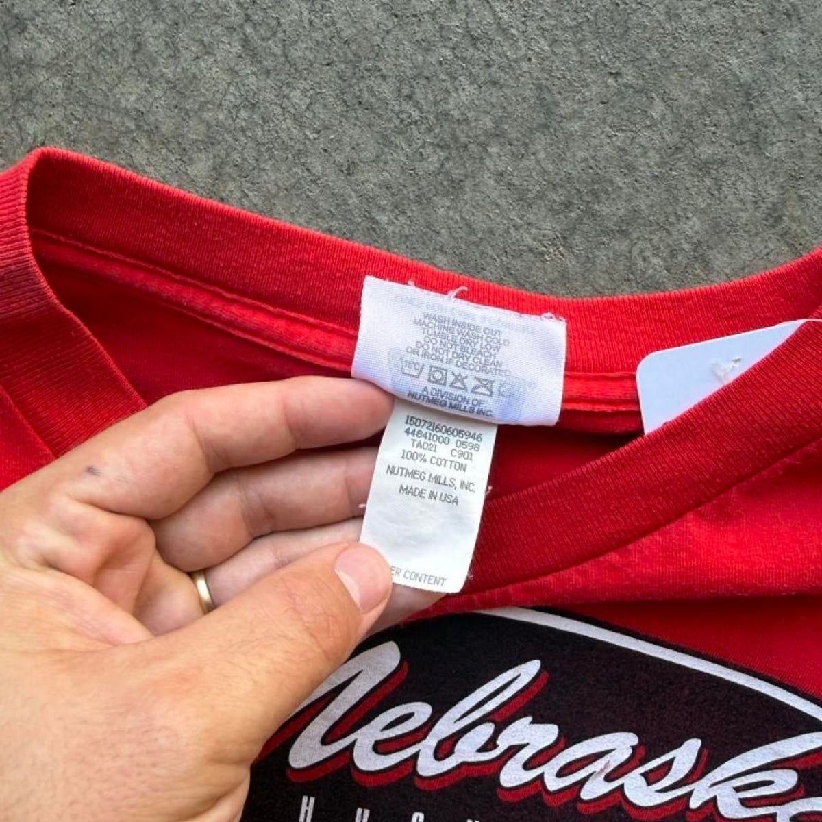 Vintage 90s Nebraska Huskers Long Sleeve T-Shirt - Large