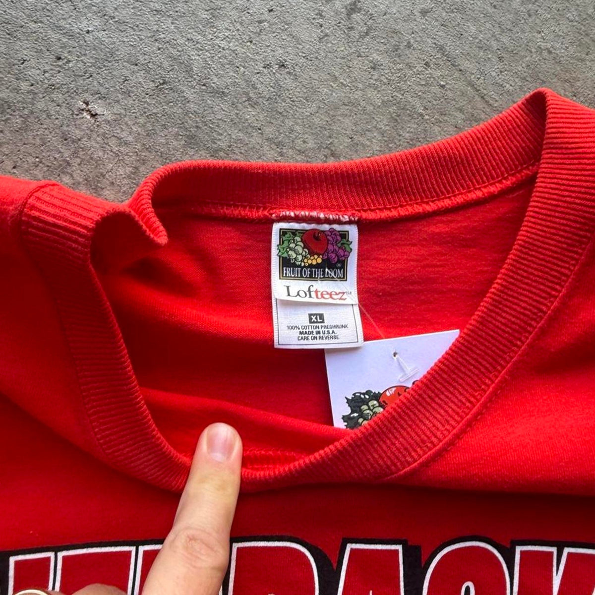 Vintage 1998 Nebraska Huskers vs Tennessee Vols FedEx Bowl T-Shirt - X-Large