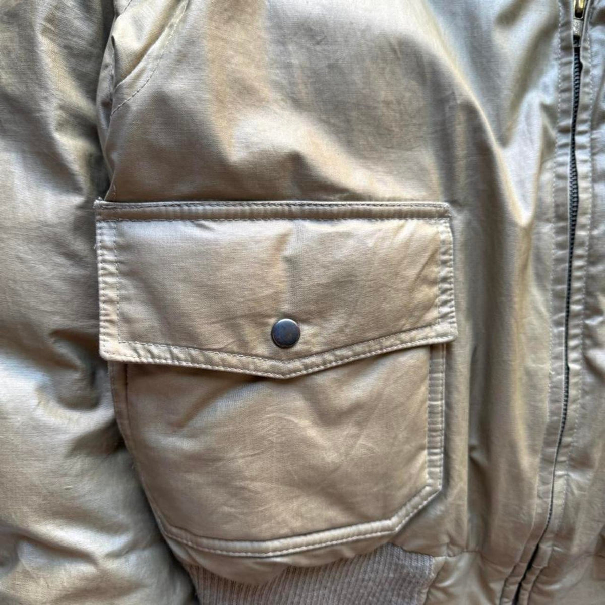 Vintage Polo Ralph Lauren G1 Bomber Fur Lined Jacket - Medium