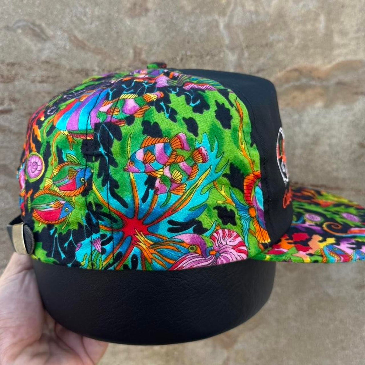 Vintage 90s Nebraska Husker Vs Miami Hurricanes FedEx Orange Bowl Underwater Ocean Snapback