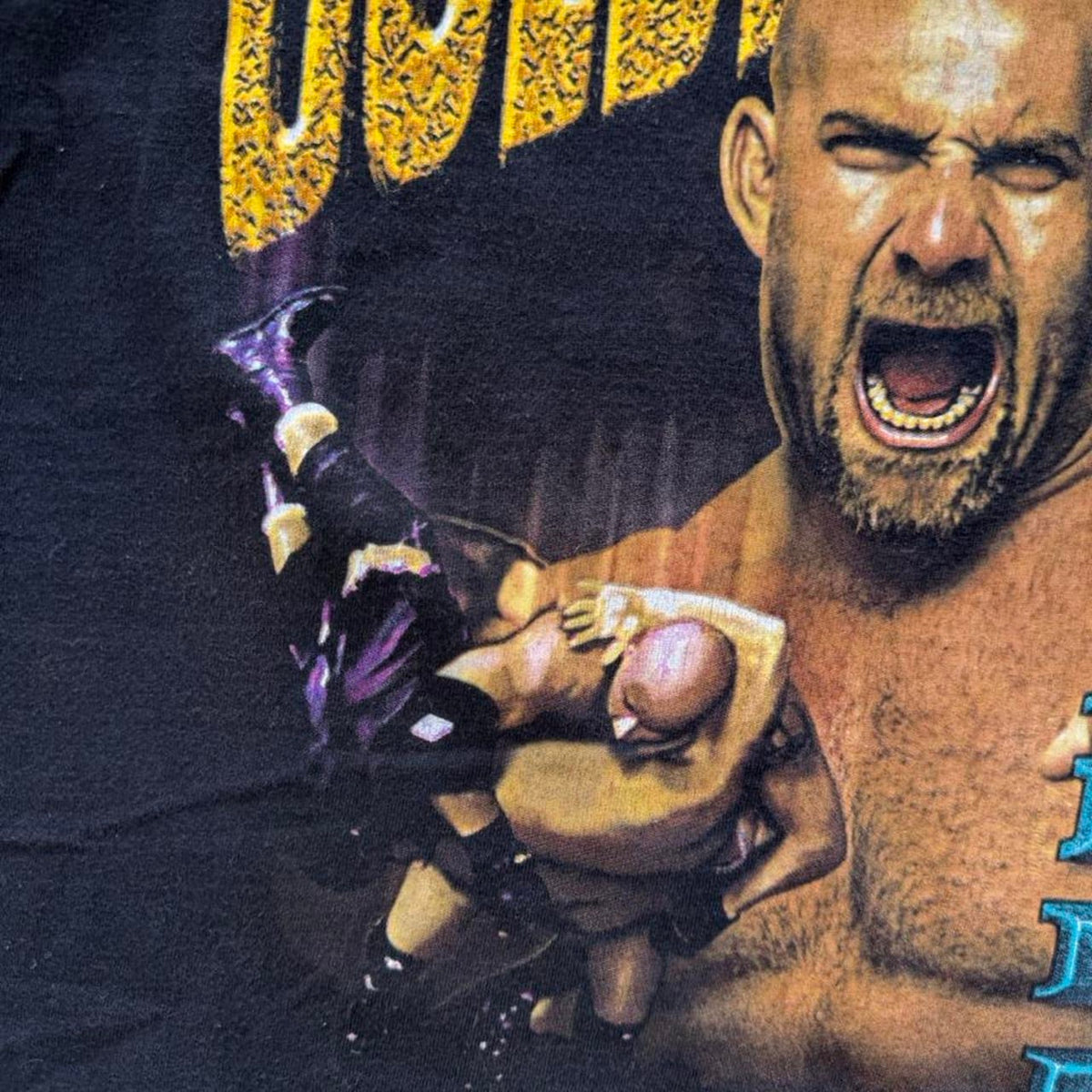 Vintage 90s Goldberg Jackhammer WCW Wrestling T-Shirt - Large