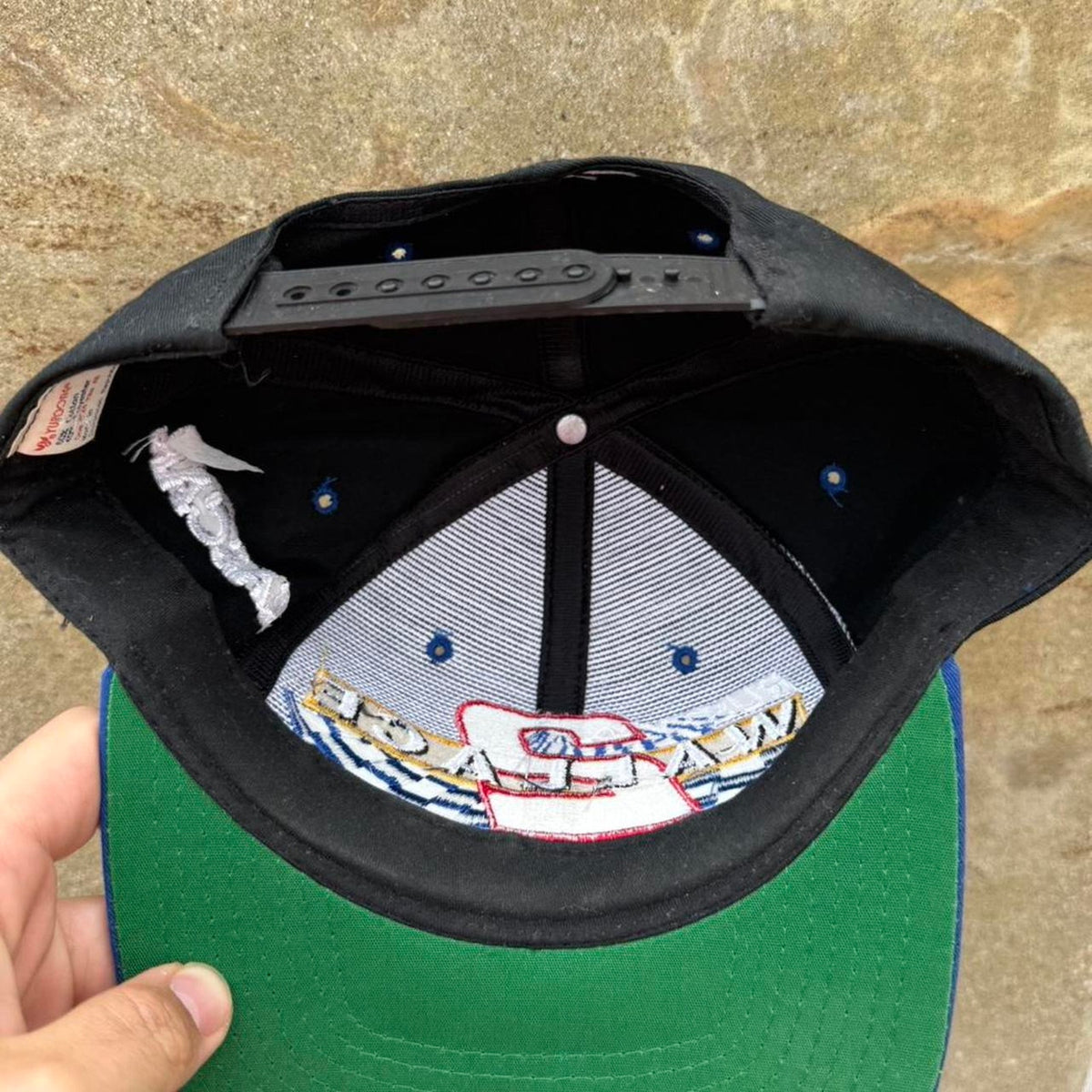 Vintage 90s Rusty Wallace Nascar Racing Race Car Snapback