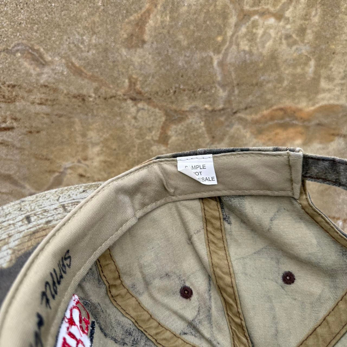 Vintage 90s Hoosiers Indiana University Sample Camo Hat