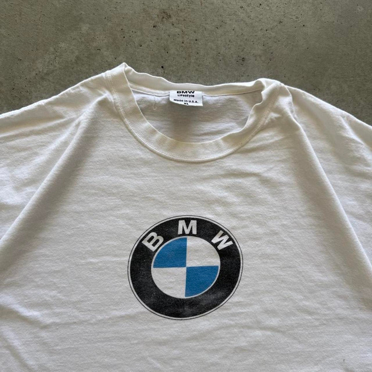 Vintage 90s BMW Car Logo German T-Shirt - X-Large