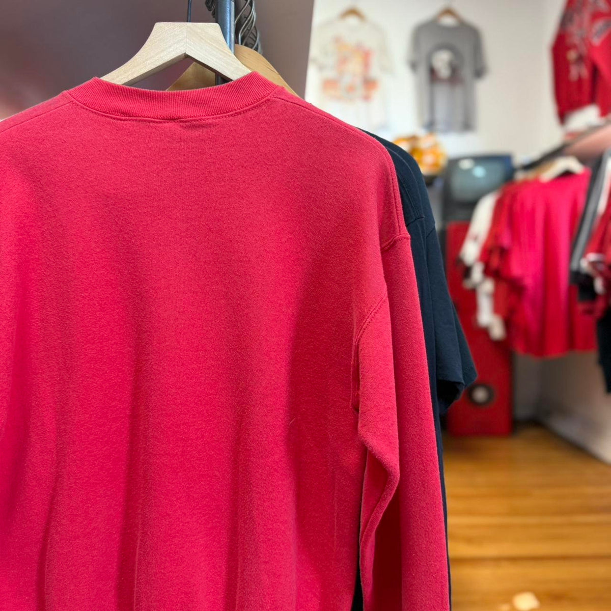 Vintage 90s Nebraska Huskers Mom Plaid Crewneck