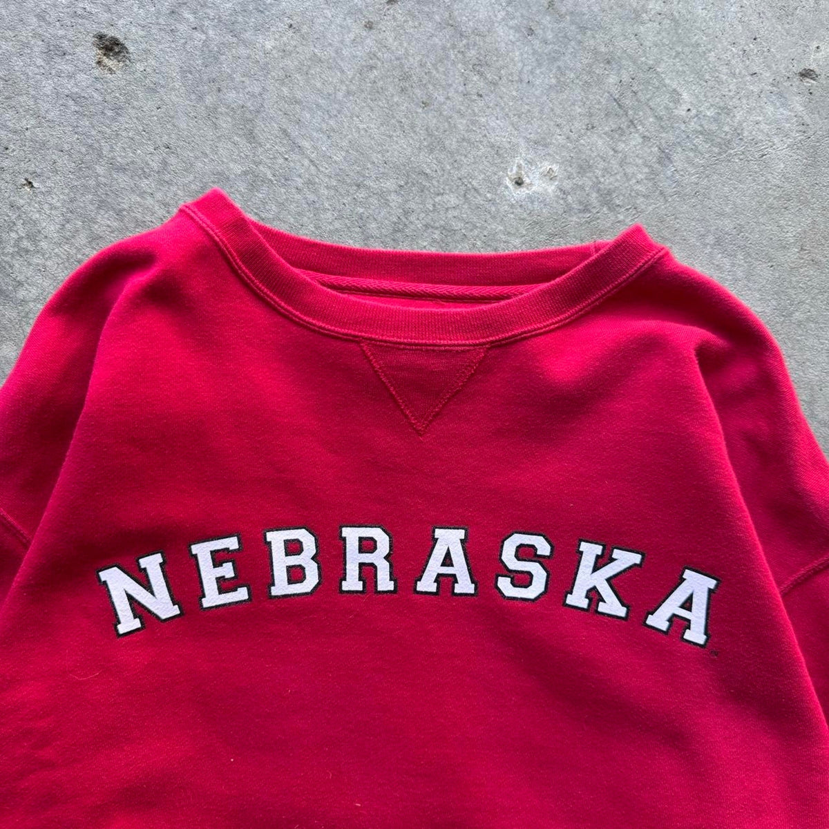 Vintage 90s Nebraska Huskers Spell Out Crewneck - Small