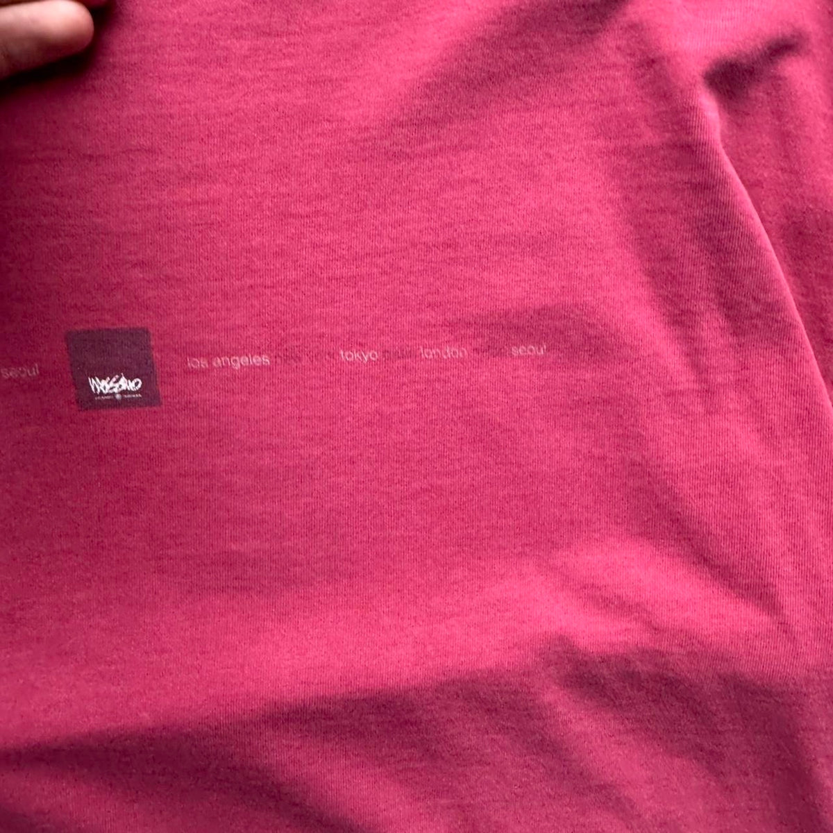 Vintage 90s Mossimo Box Logo T-Shirt - X-Large