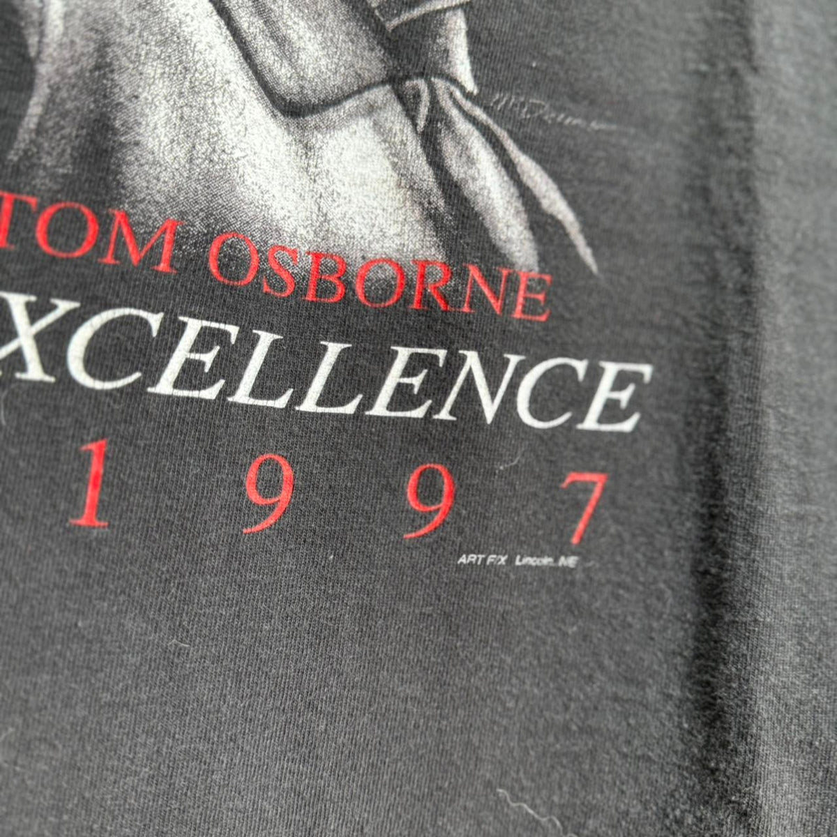 Vintage 90s Nebraska Huskers Thanks Coach Tom Osborne T-Shirt