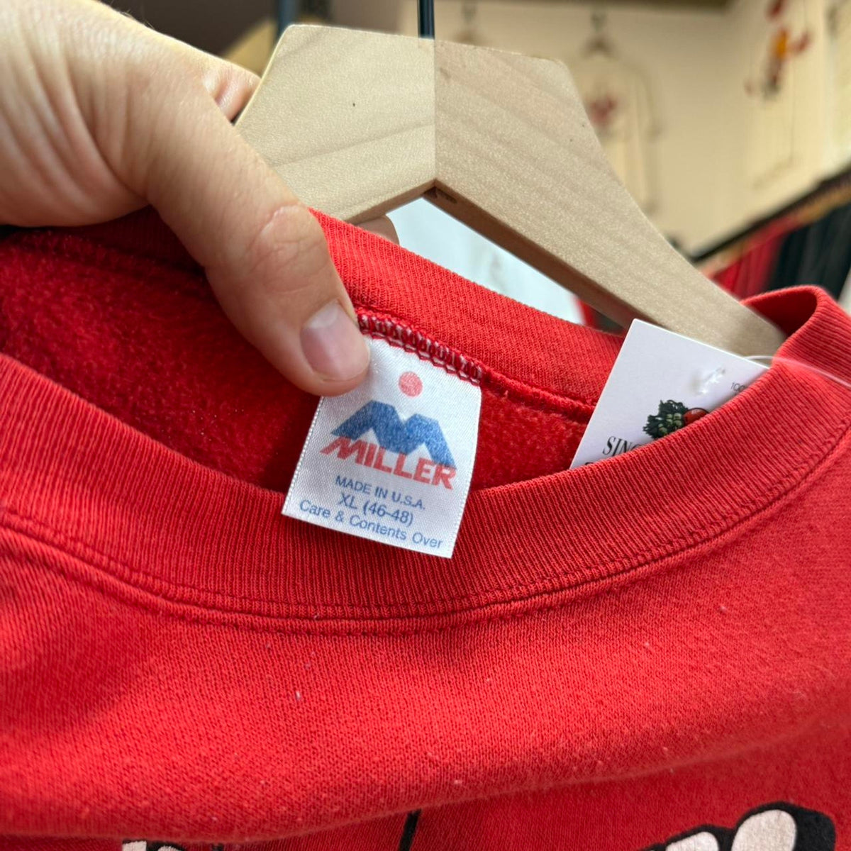 Vintage 90s Nebraska Husker Football Helmet Crewneck - X-Large