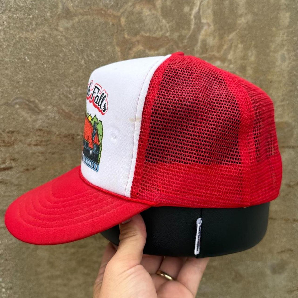 Vintage 90s Multnomah Falls Oregon Trucker Cap