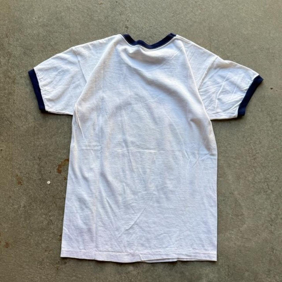 Vintage 80s Nebraska Go Big Eight Champion Blue Bar T-Shirt - Medium