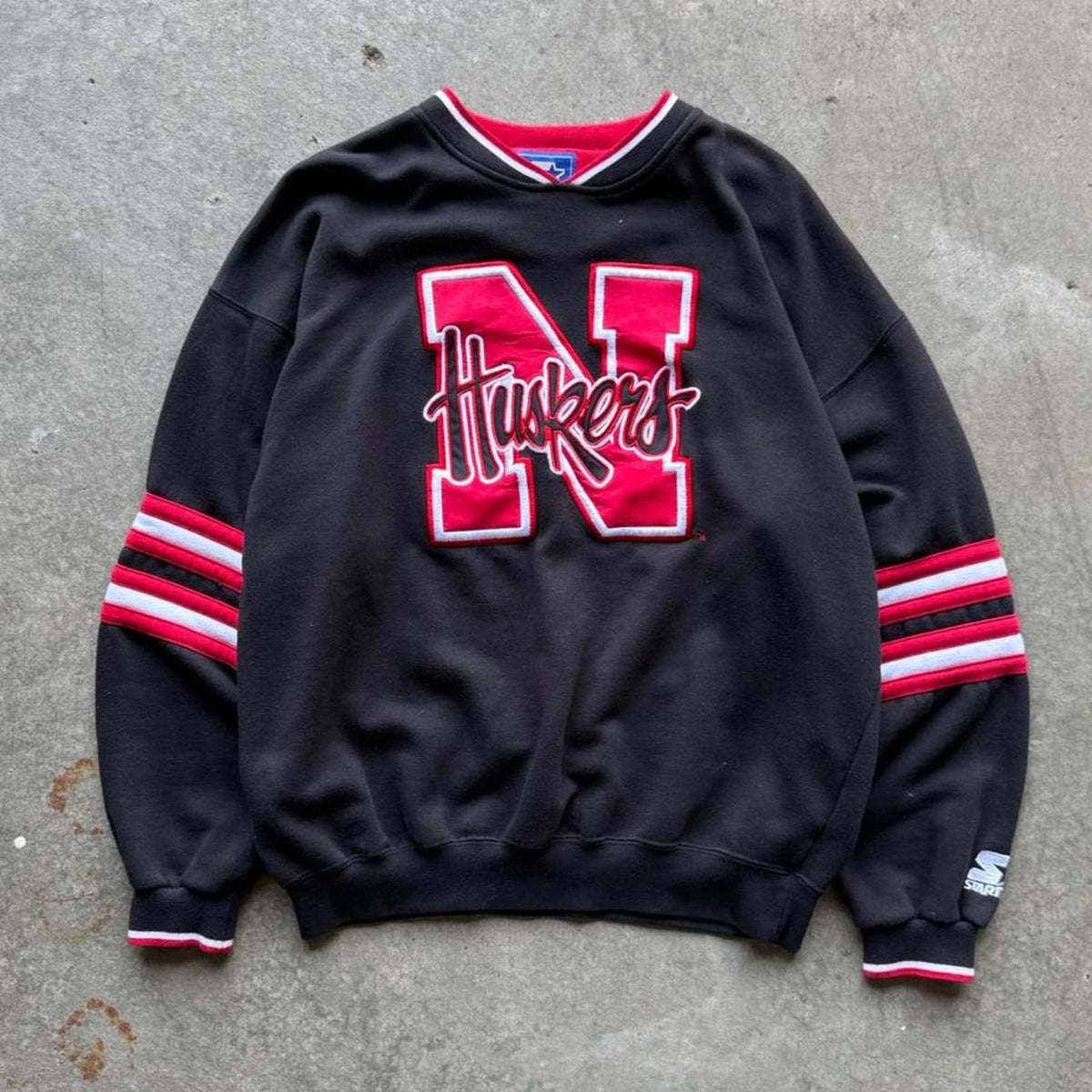 Vintage 90s Nebraska Huskers ‘Shia Lebouf’ Starter Crewneck - Large
