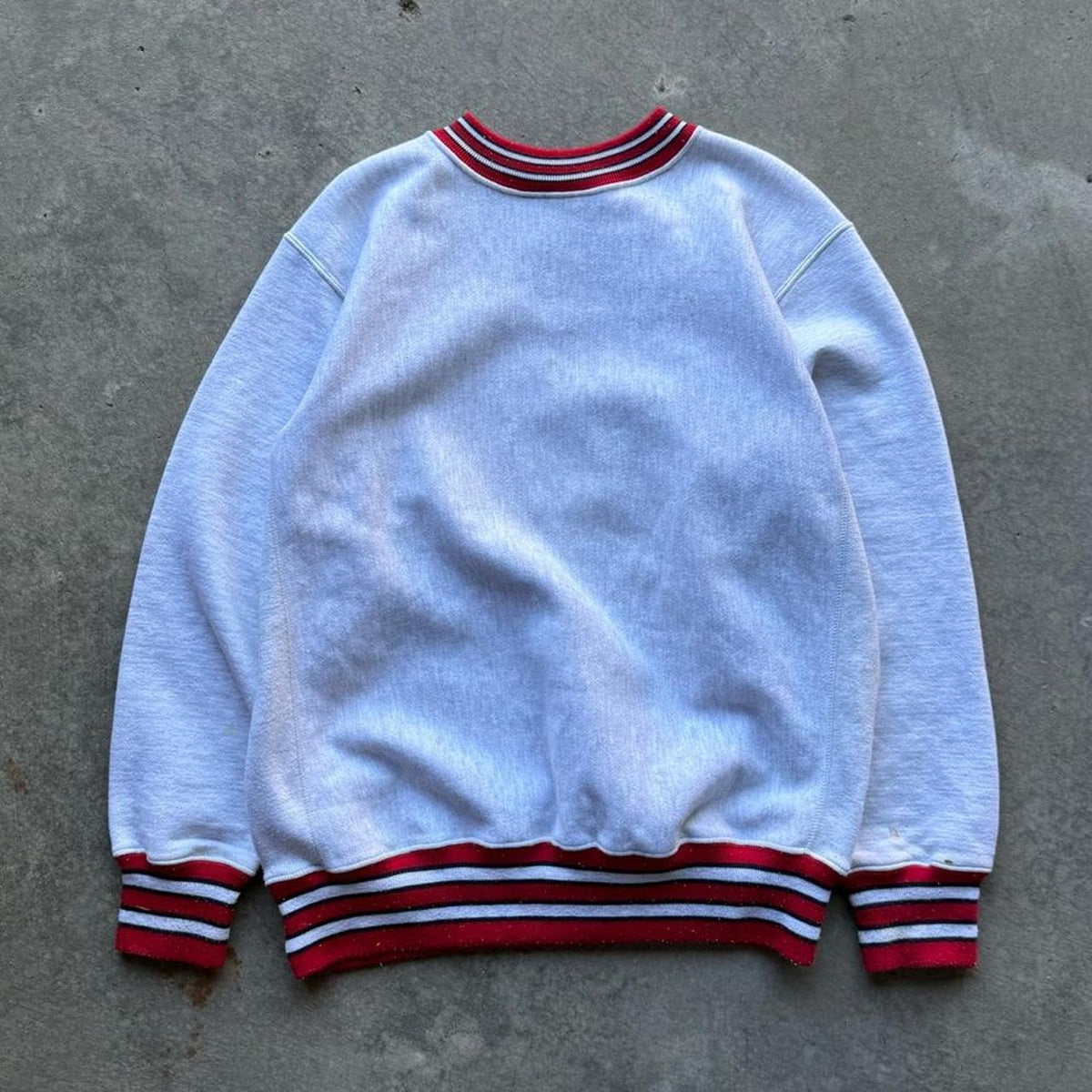 Vintage 90s Nebraska Huskers Ringed Crewneck - X-Large