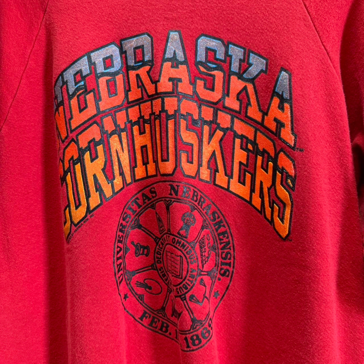 Vintage 90s Nebraska Huskers Football Crewneck