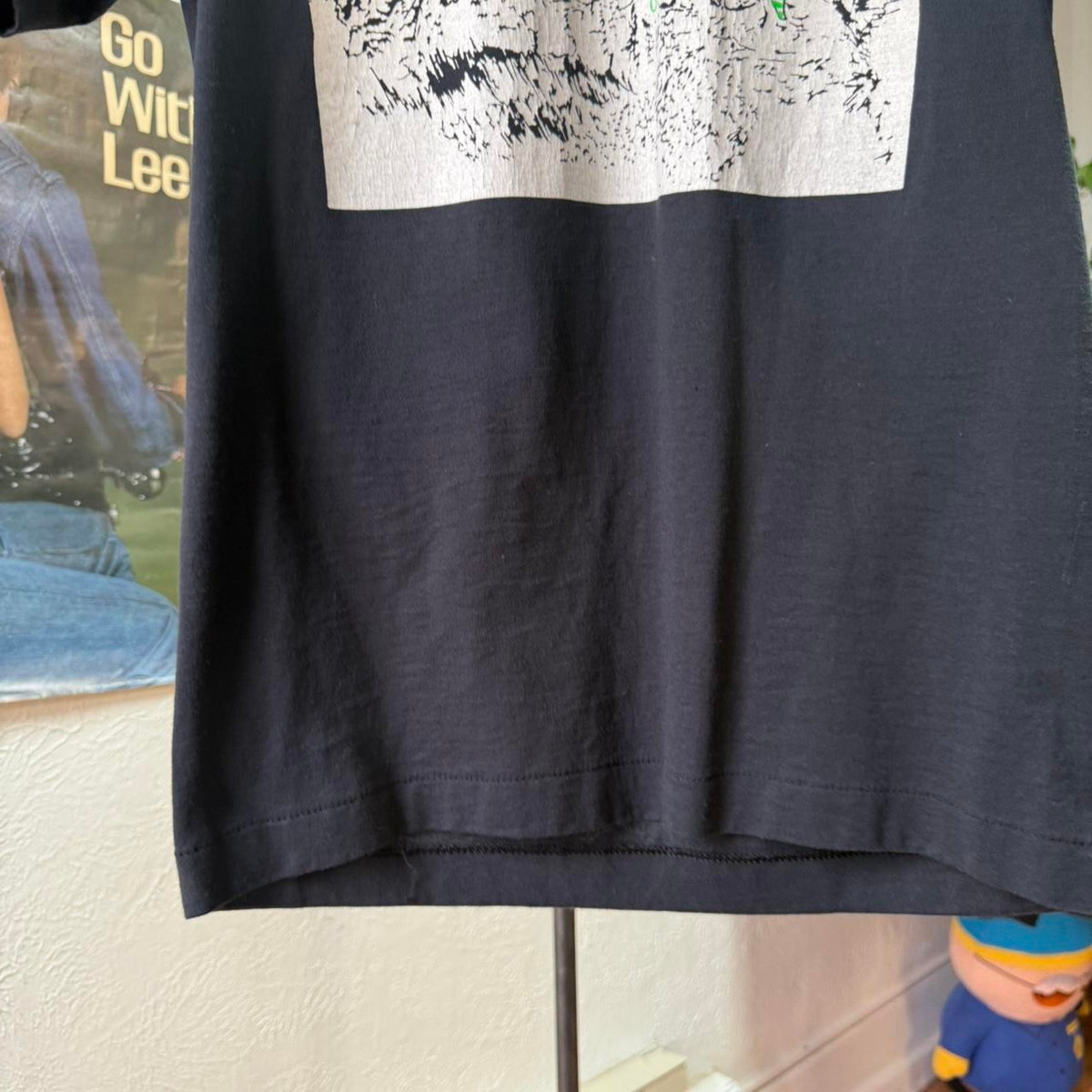 Vintage 90s Mount Rushmore at Night Full Moon Humor T-Shirt - Medium