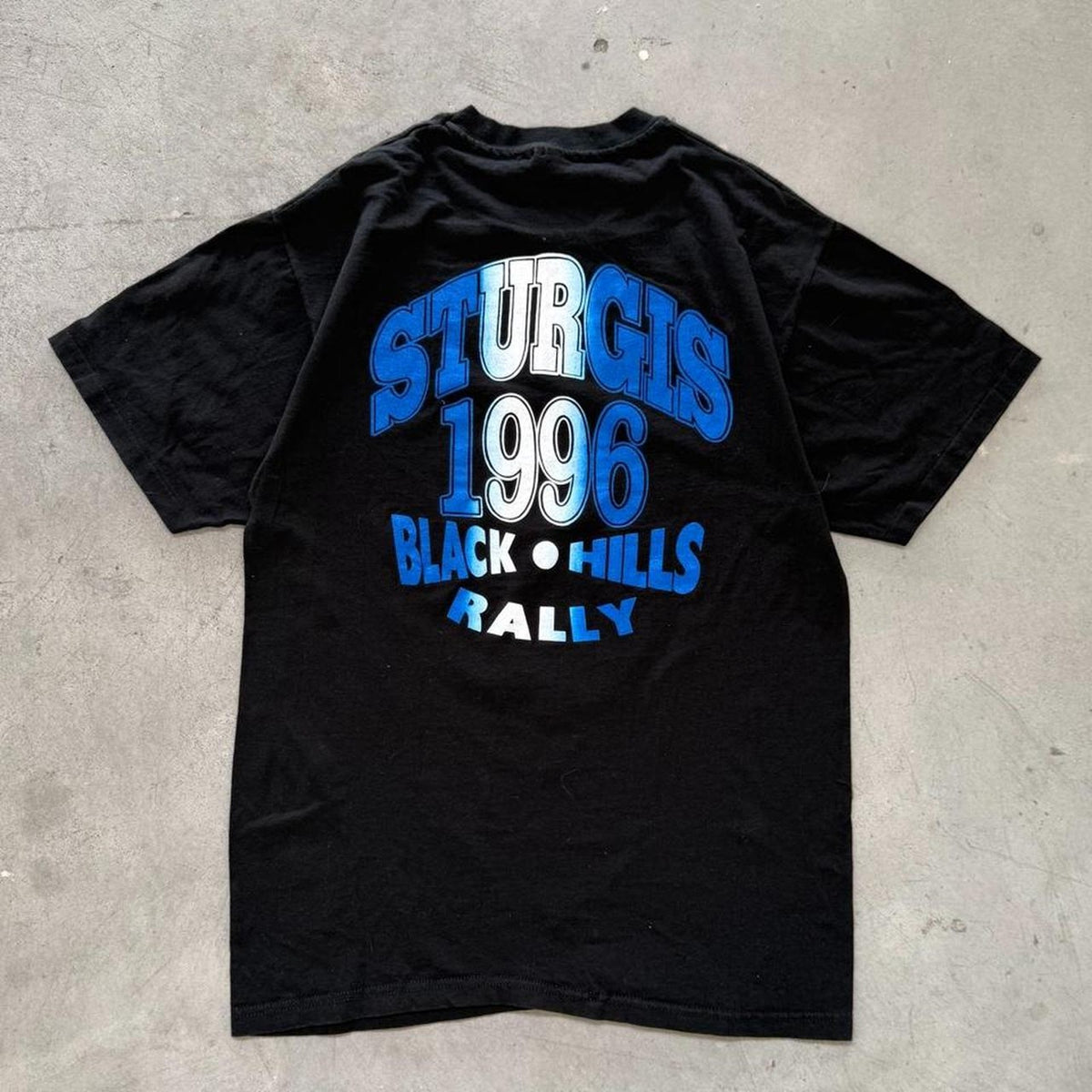 Vintage 1996 Sturgis Black Hills Rally Motorcycle T-Shirt - Large