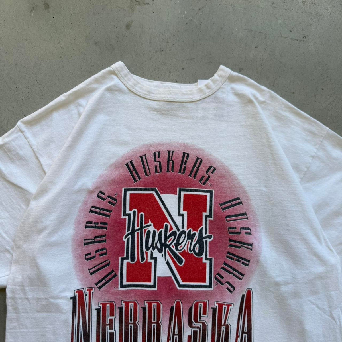 Vintage 90s Nebraska Huskers Collegiate T-Shirt - X-Large