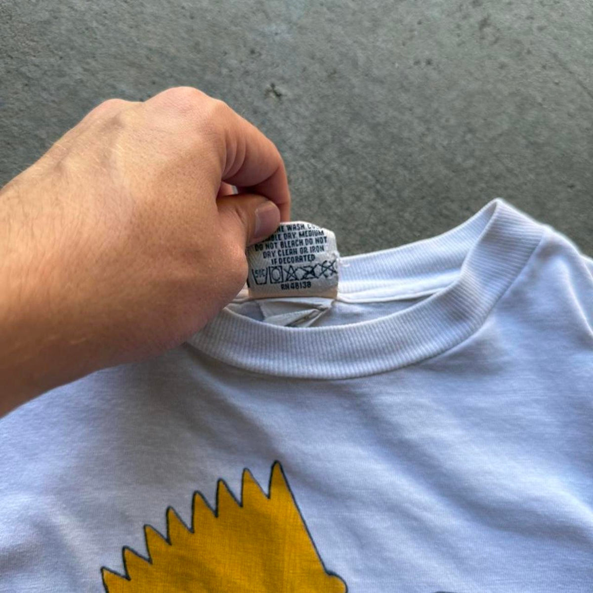 Vintage 90s Nebraska Huskers Bart Simpson T-Shirt - Large