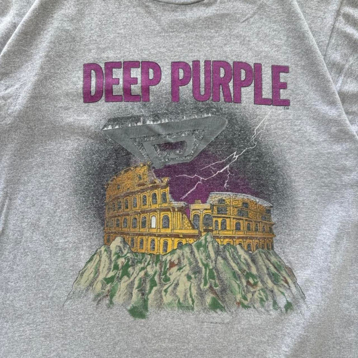 Vintage 80s Deep Purple Band Tour T-Shirt - X-Large