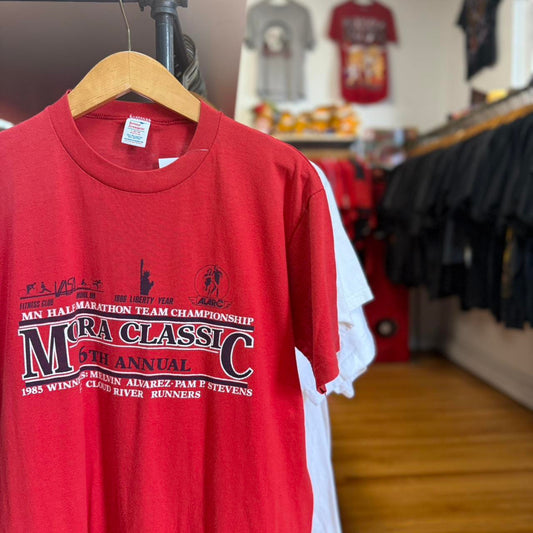 Vintage 80s Marathon Running T-Shirt