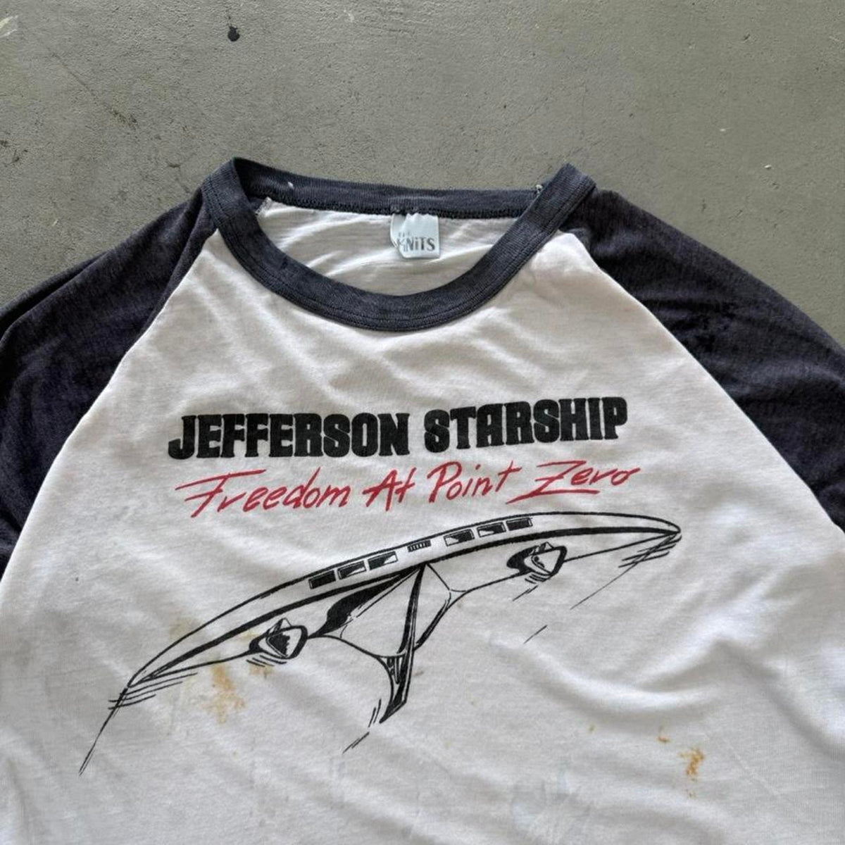 Vintage 80s Jefferson Starship Freedom at Point Zero Band T-Shirt - Large