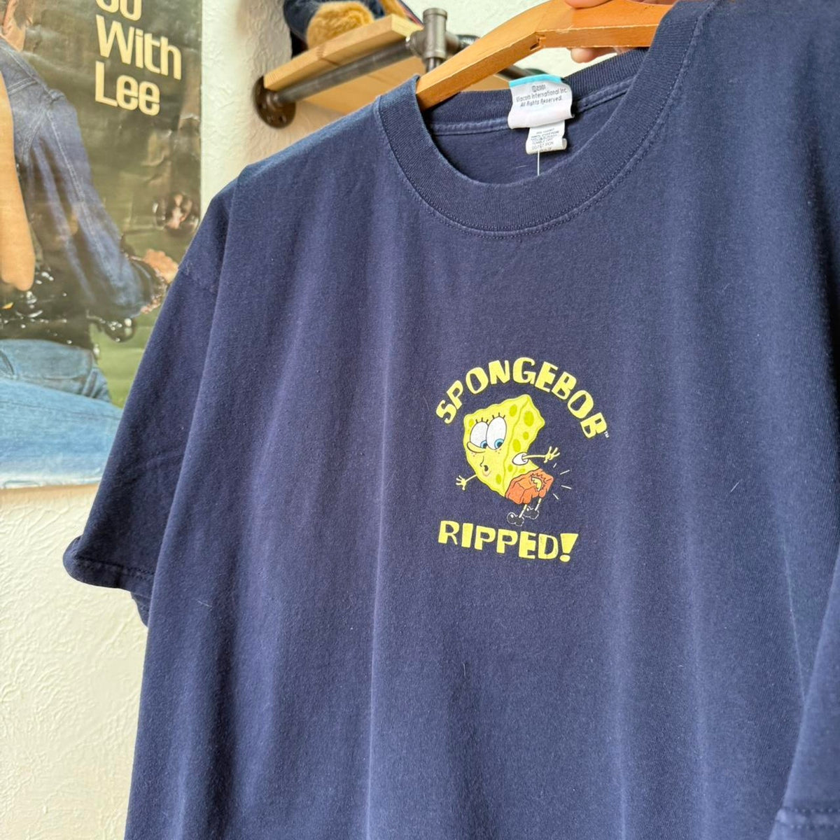 Vintage SpongeBob Ripped My Pants Cartoon T-Shirt - XX-Large