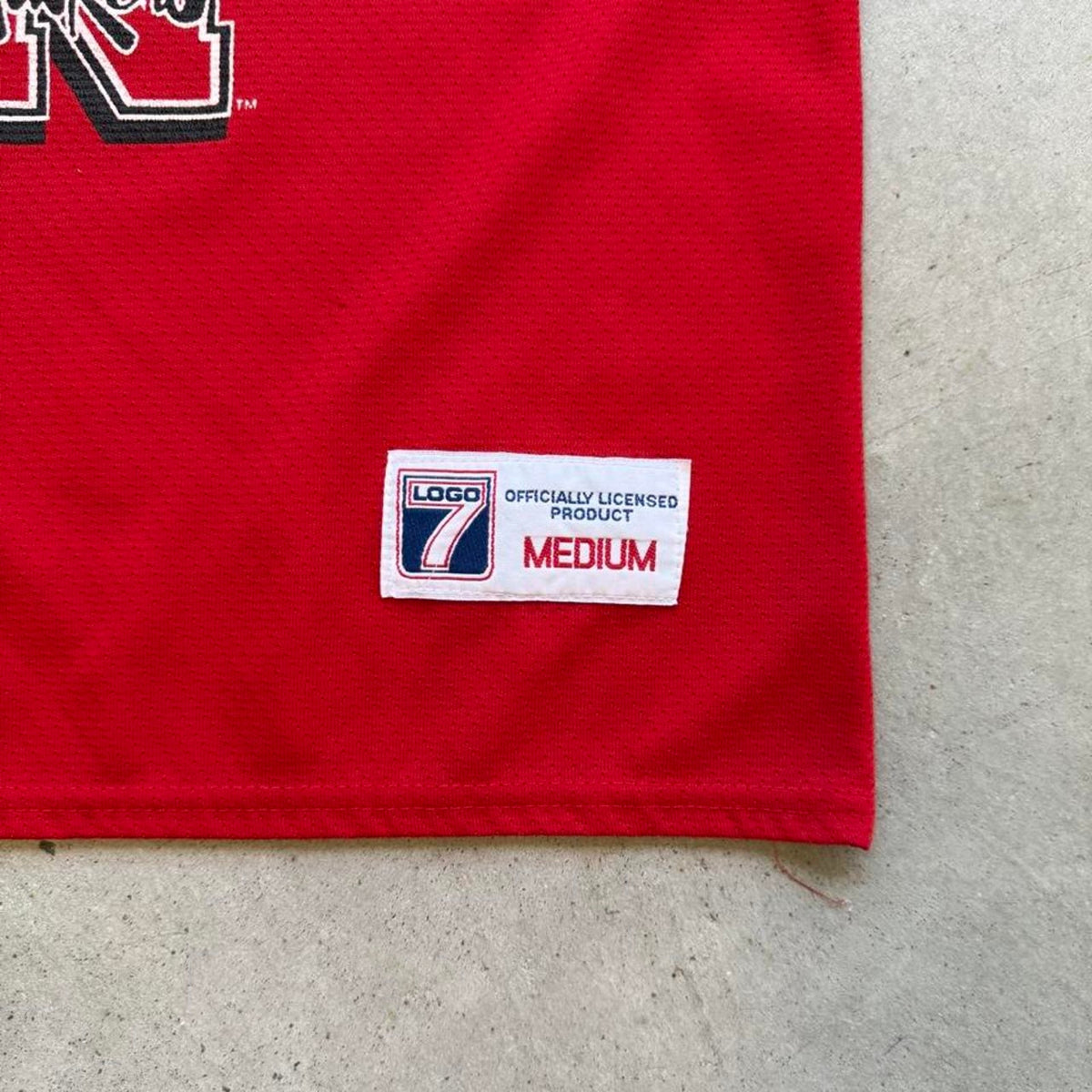 Vintage 90s Nebraska Huskers Jersey T-Shirt - Kids Medium