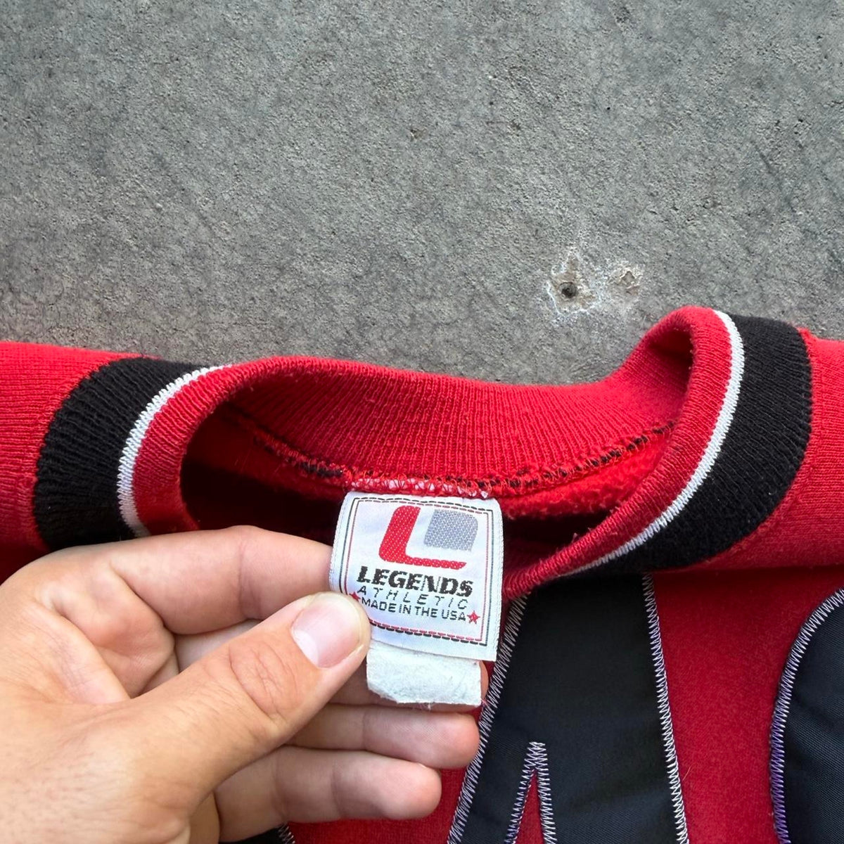 Vintage 90s Nebraska Huskers Legends Spell Out Crewneck - X-Large