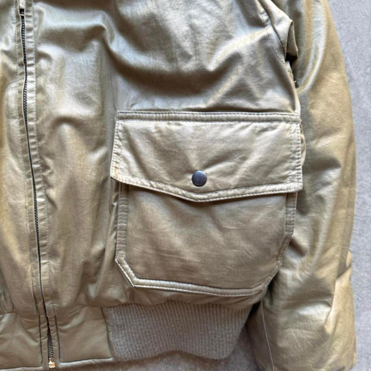 Vintage Polo Ralph Lauren G1 Bomber Fur Lined Jacket - Medium