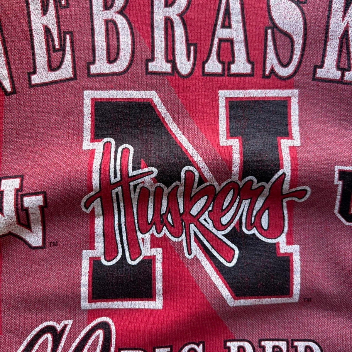 Vintage 90s Nebraska Huskers Go Big Red Crewneck - Small