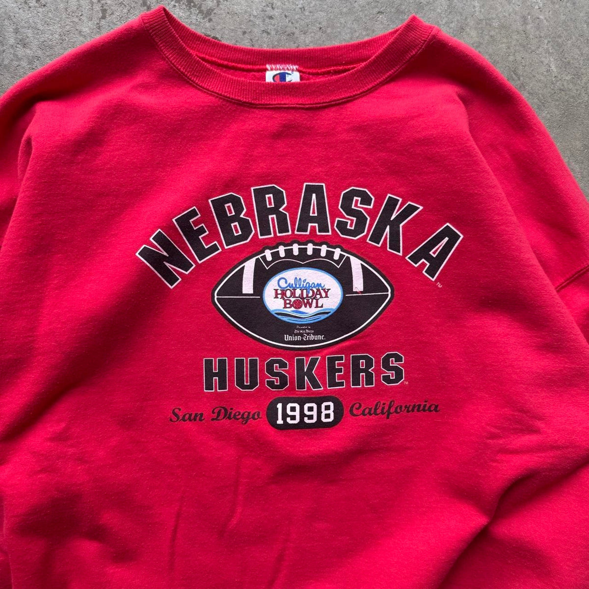 Vintage Champion Culligan Bowl Nebraska Huskers Crewneck - XX-Large