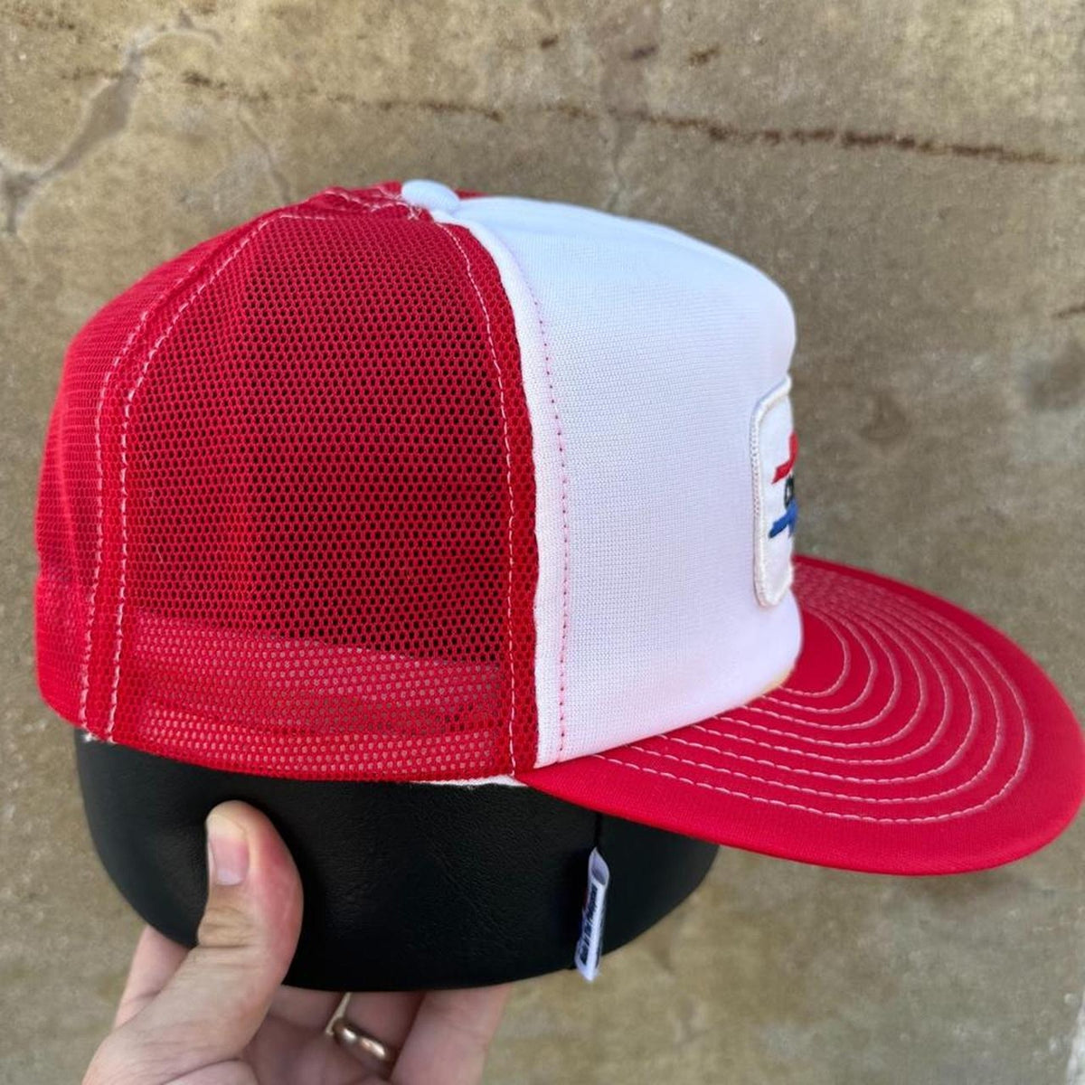 Vintage 89s Chevrolet Patch Trucker Cap