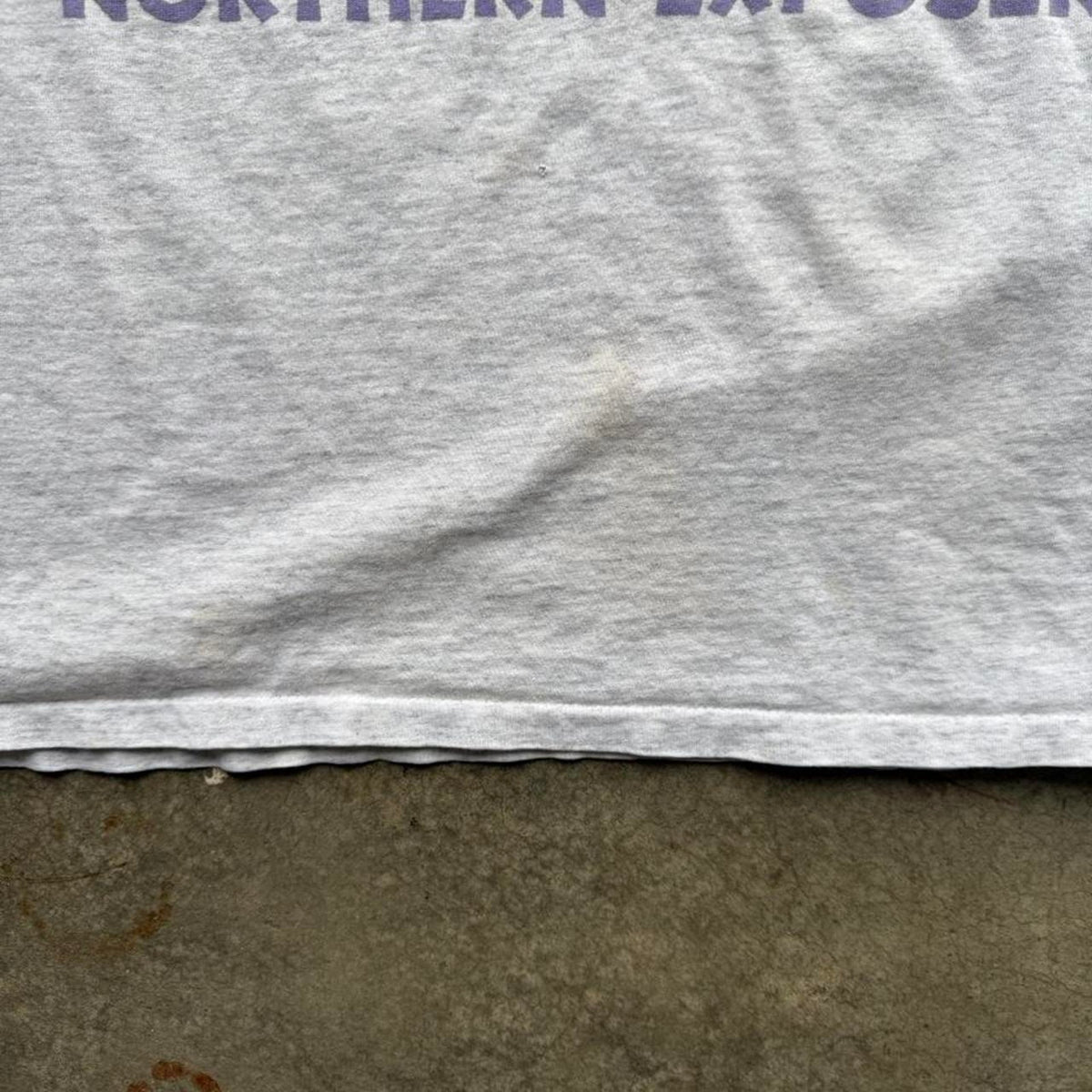 Vintage 90s Northern Exposure Funny Humor Art T-Shirt - Large