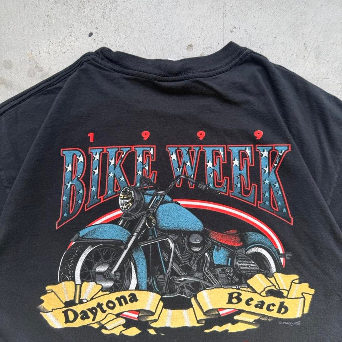 Vintage 1999 Daytona Beach Bike Week Motorcycle Biker T-Shirt - X-Large