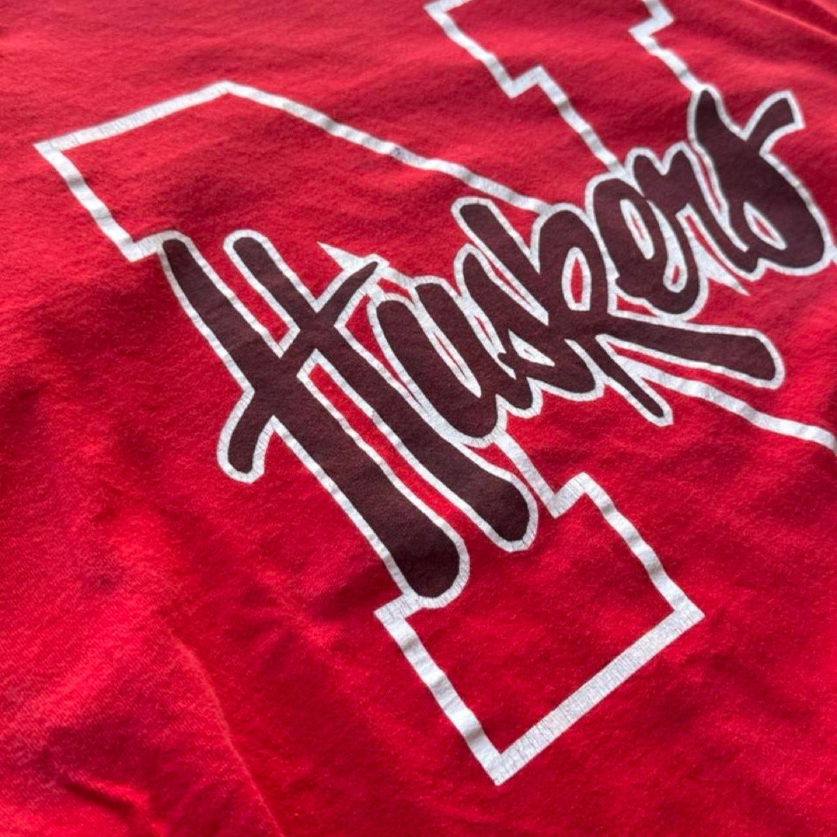 Vintage Nebraska Huskers Long Sleeve T-Shirt - X-Large