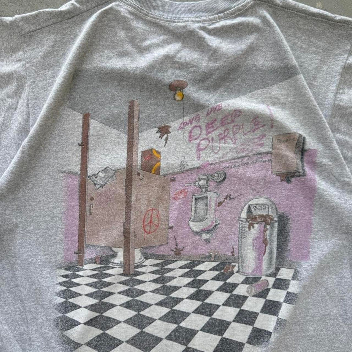 Vintage 80s Deep Purple Band Tour T-Shirt - X-Large