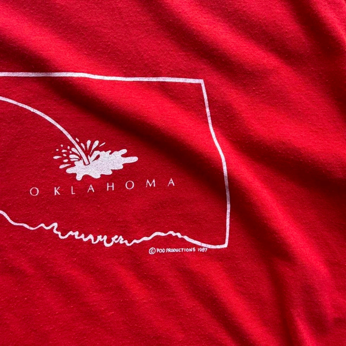 Vintage 80s Nebraska Huskers Pee on Oklahoma T-Shirt - X-Large