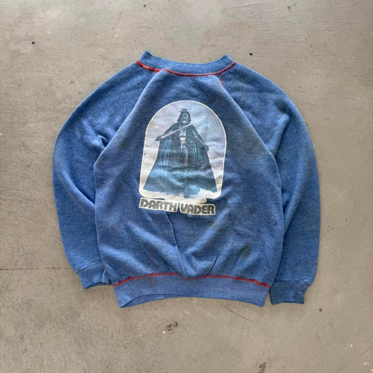 Vintage 70s Star Wars Darth Vader Sci Fi Crewneck - Medium