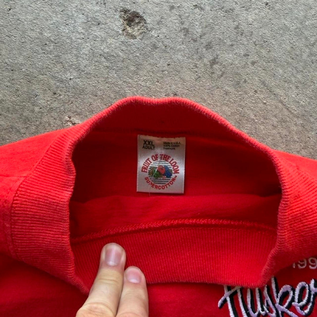 Vintage 90s Nebraska Huskers National Champions Long Sleeve T-Shirt - Large
