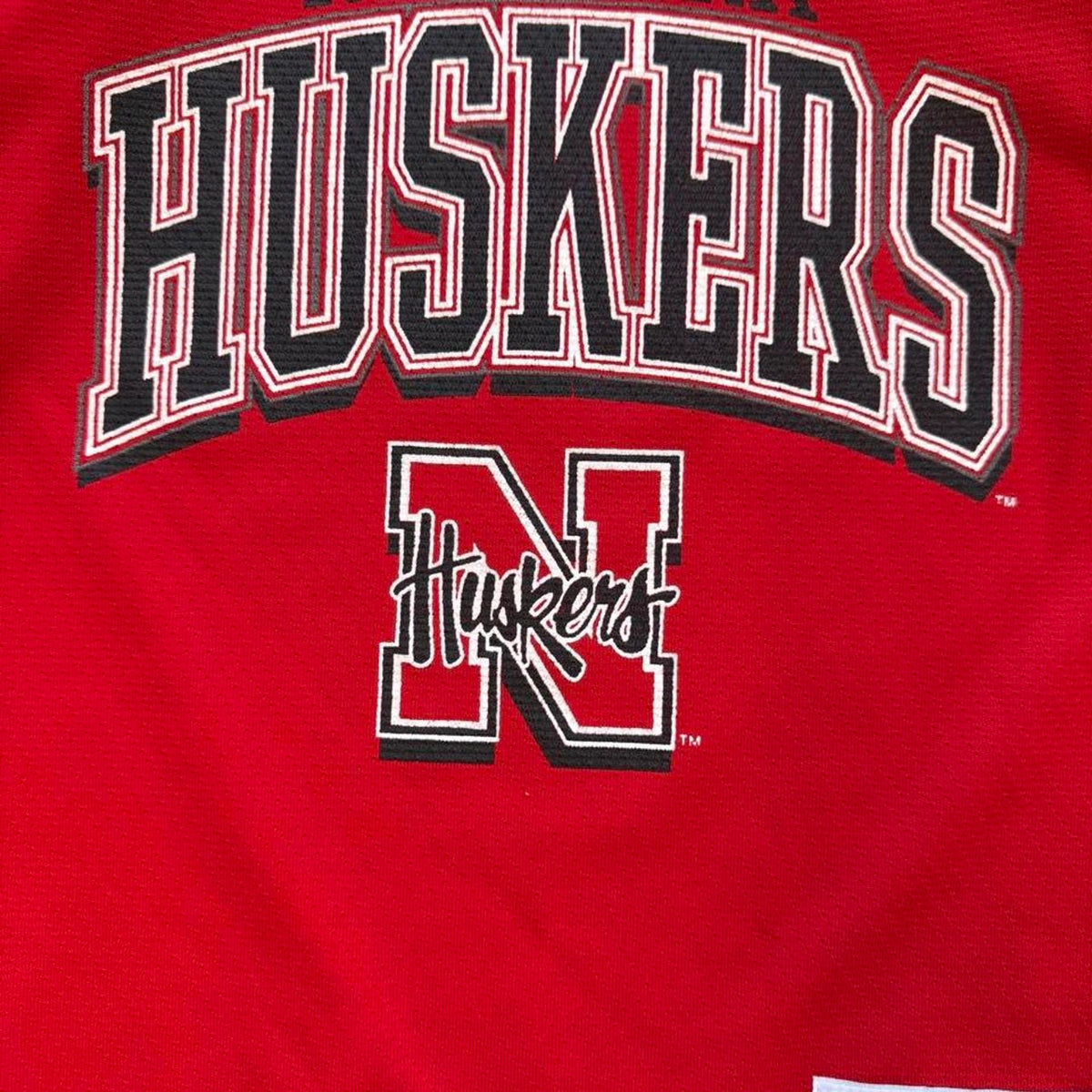 Vintage 90s Nebraska Huskers Jersey T-Shirt - Kids Medium