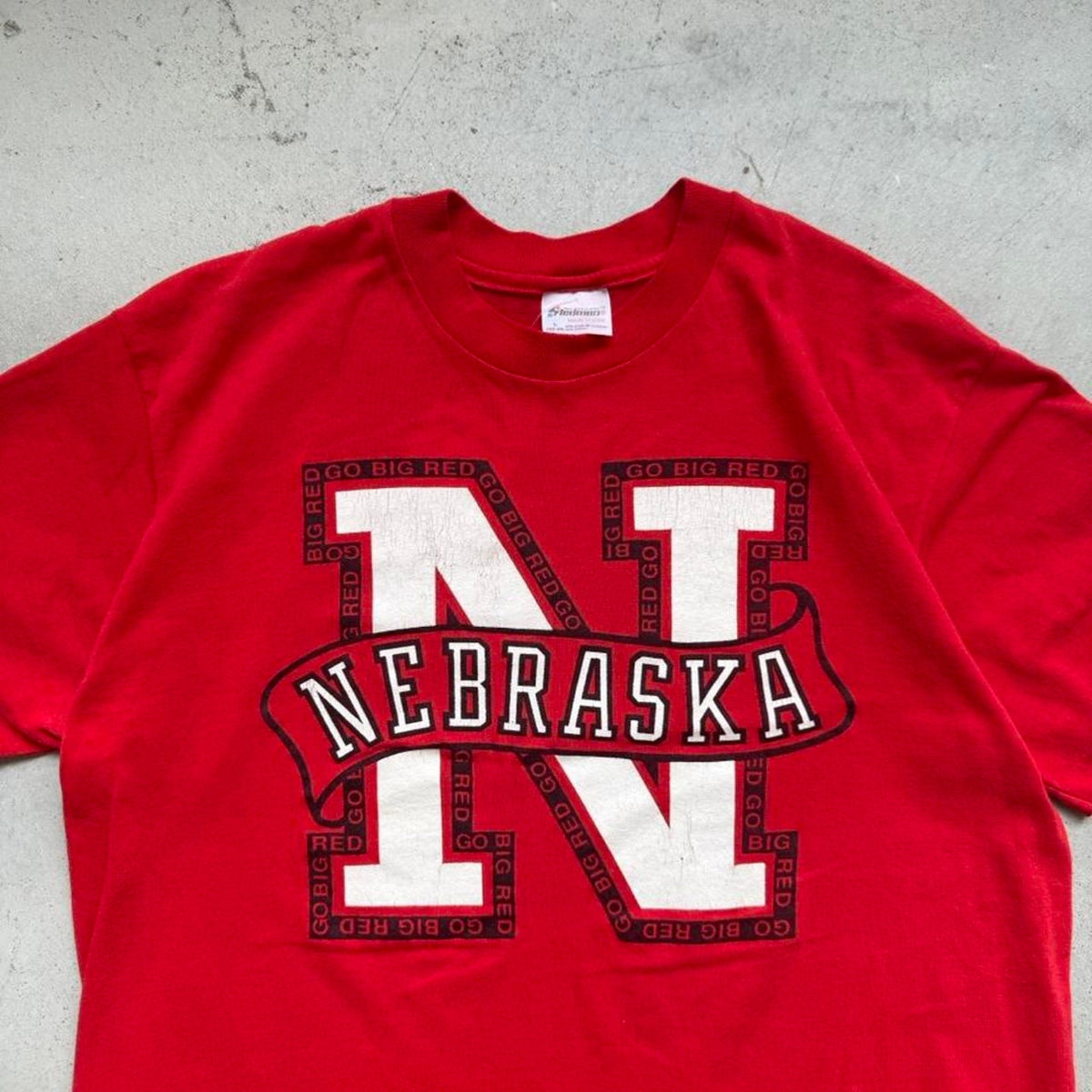Vintage 90s Nebraska Huskers N T-Shirt - Large