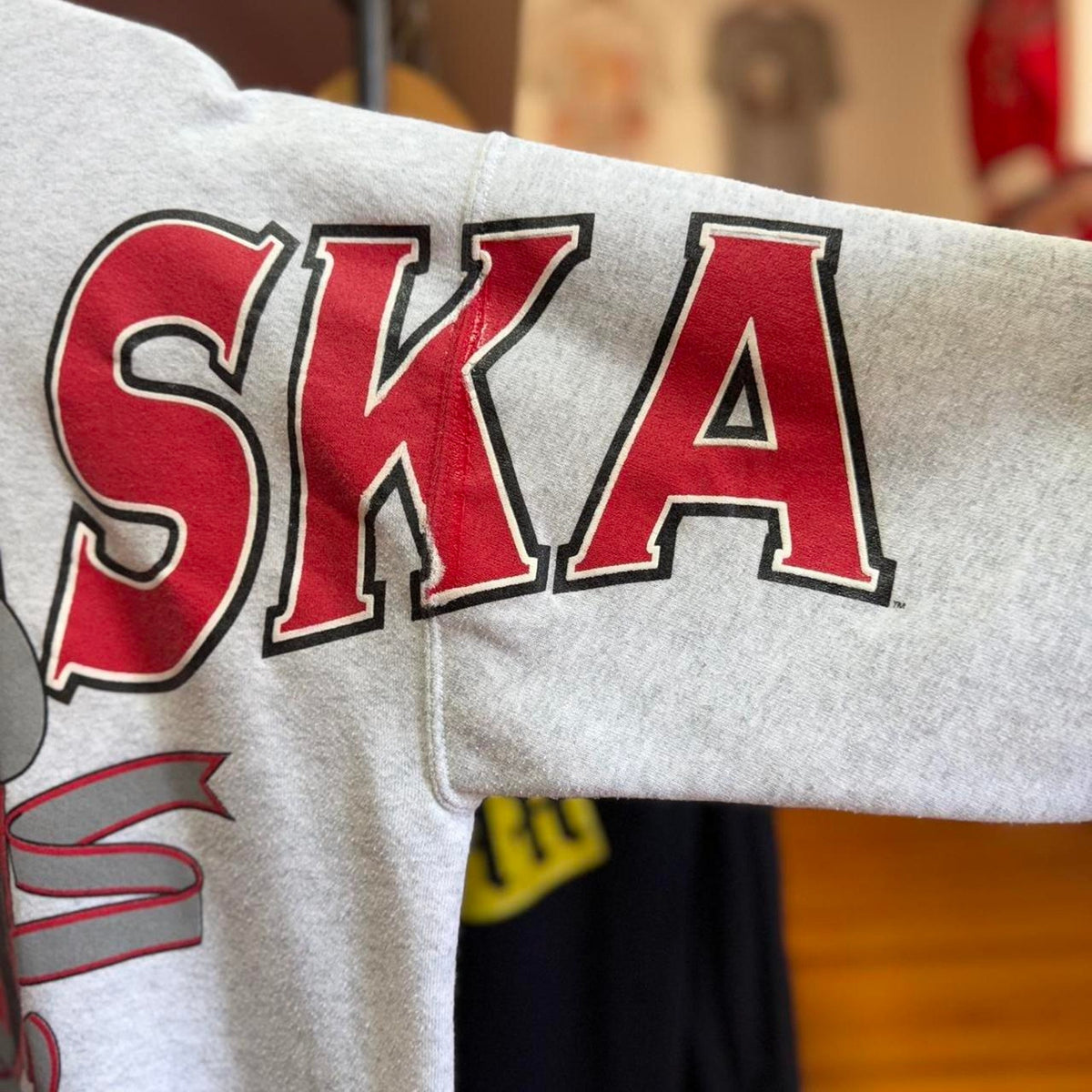 Vintage 90s Nebraska Huskers Cowboy Hat Spell Out Crewneck
